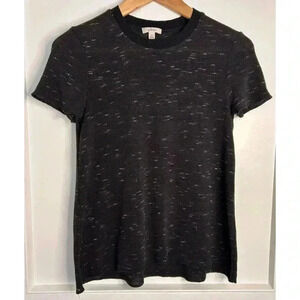 Wilfred Black and White Knit T-Shirt From  Aritzia Size XXS